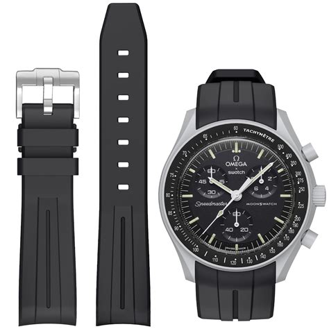 omega swatch silicone strap|swatch straps.